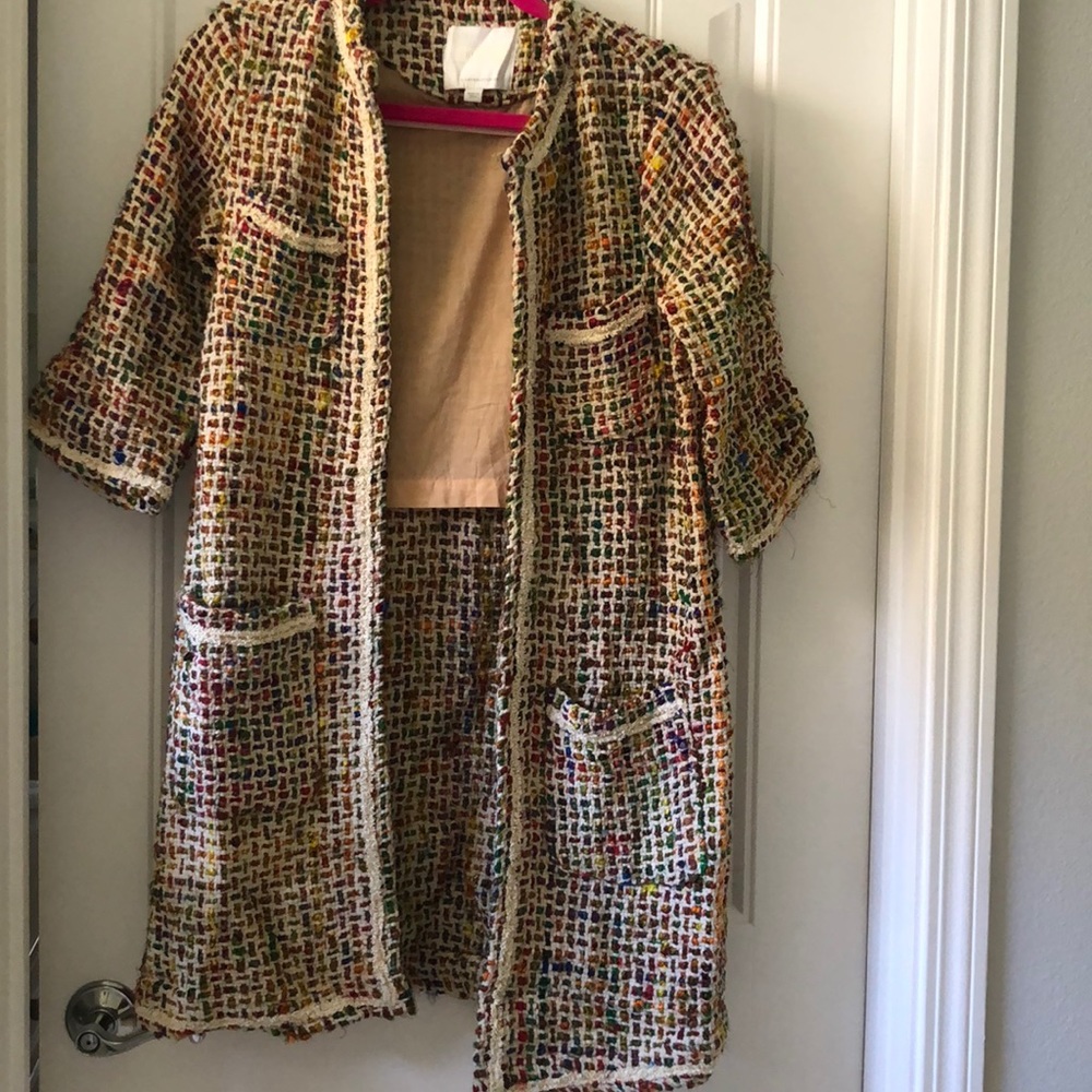 Anthropologie Tweed coat